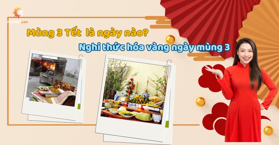 Nghi lễ hóa vàng ngày mùng 3 Tết 